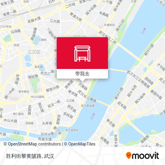 胜利街黎黄陂路地图