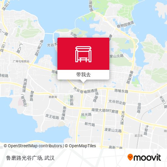 鲁磨路光谷广场地图