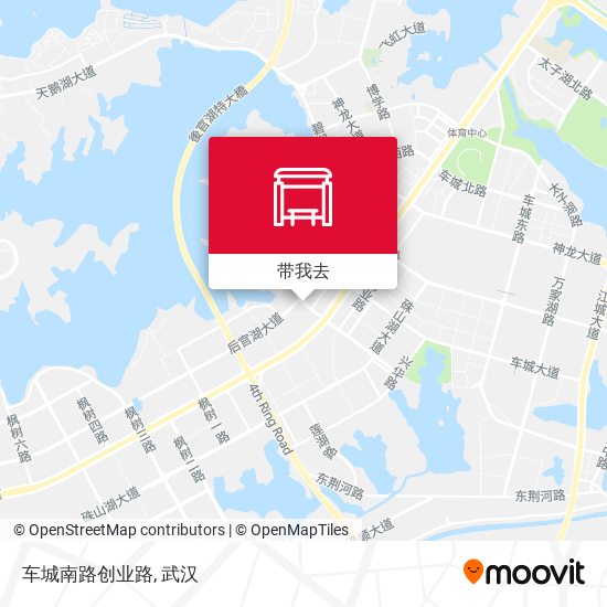 车城南路创业路地图