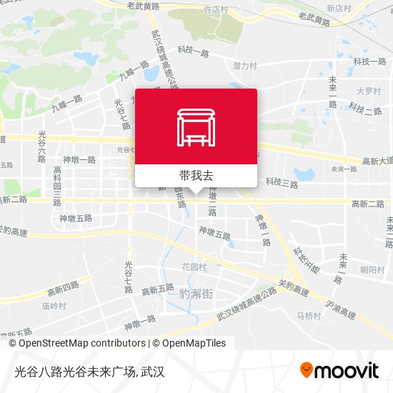 光谷八路光谷未来广场地图
