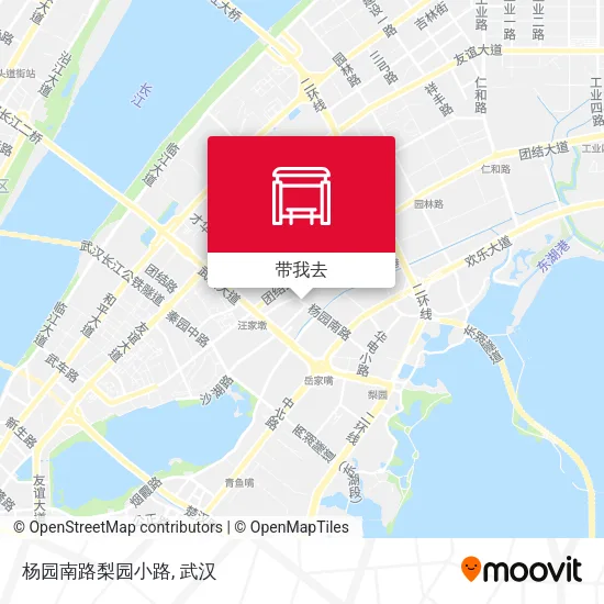 杨园南路梨园小路地图