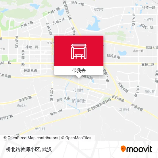 桥北路教师小区地图