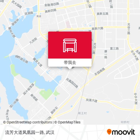 流芳大道凤凰园一路地图