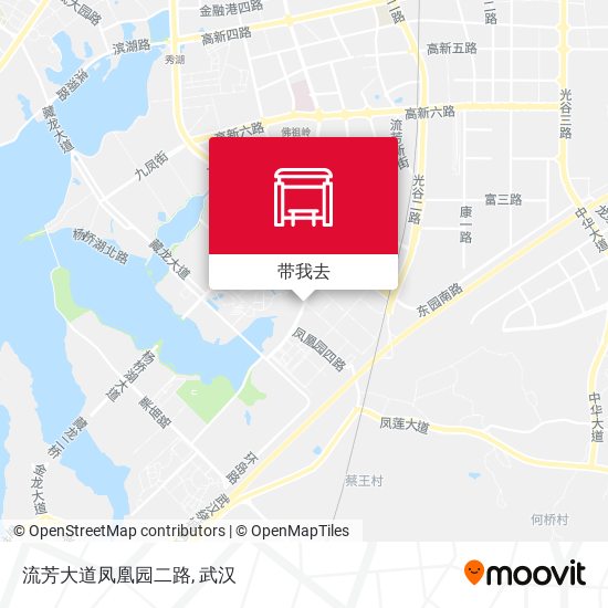 流芳大道凤凰园二路地图