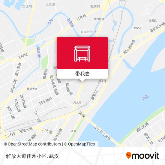 解放大道佳园小区地图