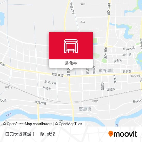 田园大道新城十一路地图