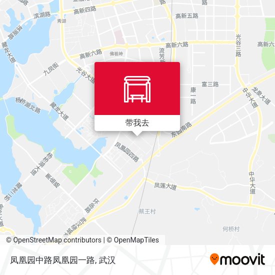 凤凰园中路凤凰园一路地图