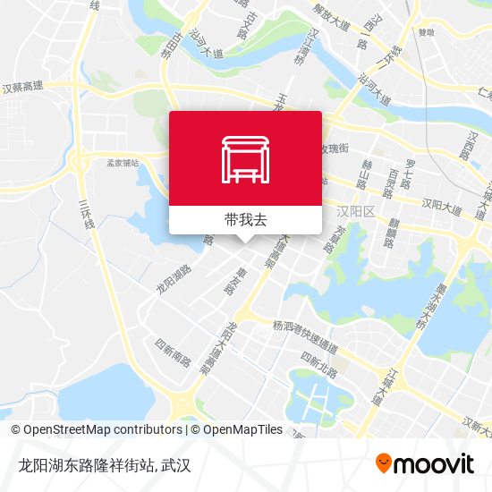 龙阳湖东路隆祥街站地图