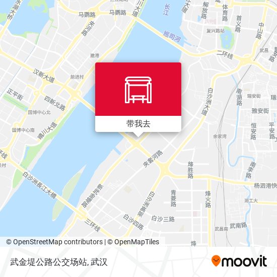 武金堤公路公交场站地图