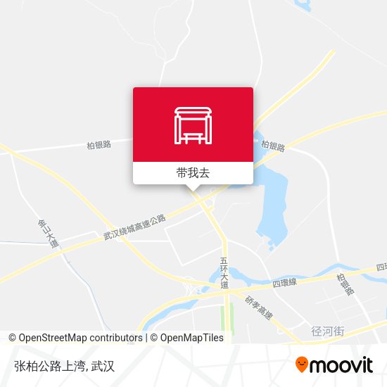 张柏公路上湾地图