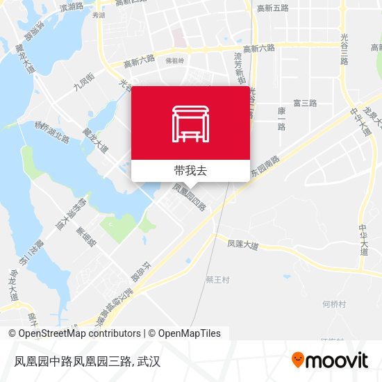 凤凰园中路凤凰园三路地图