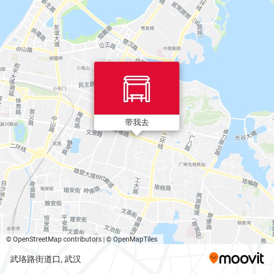 武珞路街道口地图