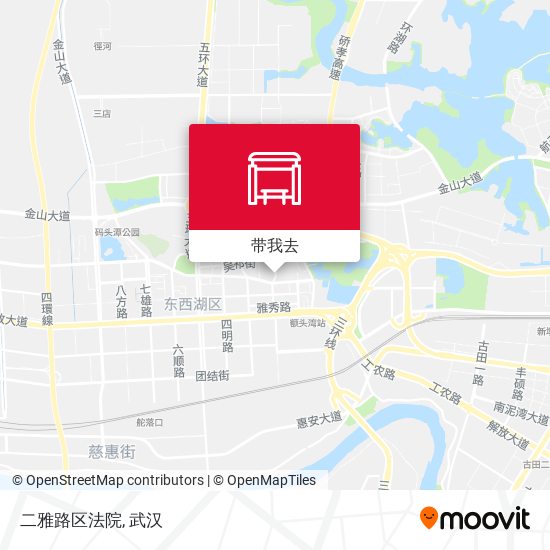 二雅路区法院地图