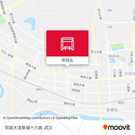 田园大道新城十六路地图
