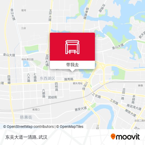 东吴大道一清路地图