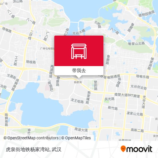 虎泉街地铁杨家湾站地图