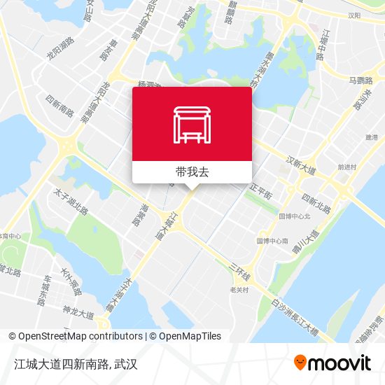 江城大道四新南路地图