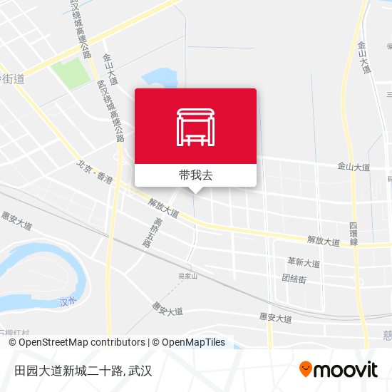 田园大道新城二十路地图