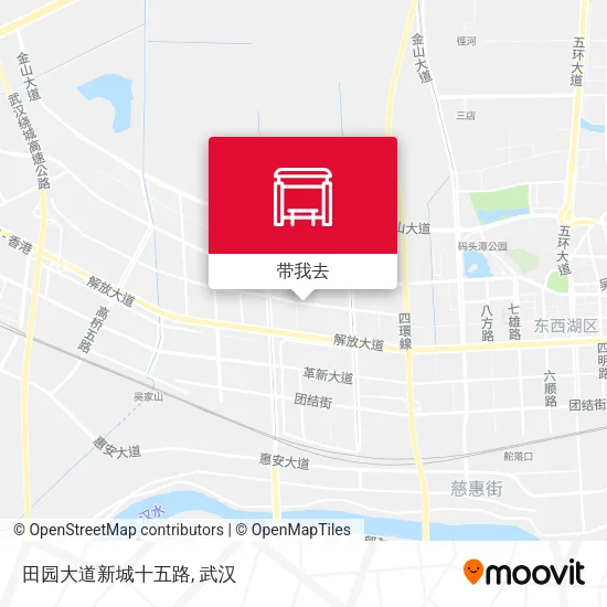 田园大道新城十五路地图