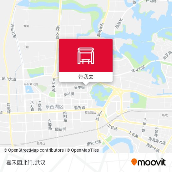 嘉禾园北门地图