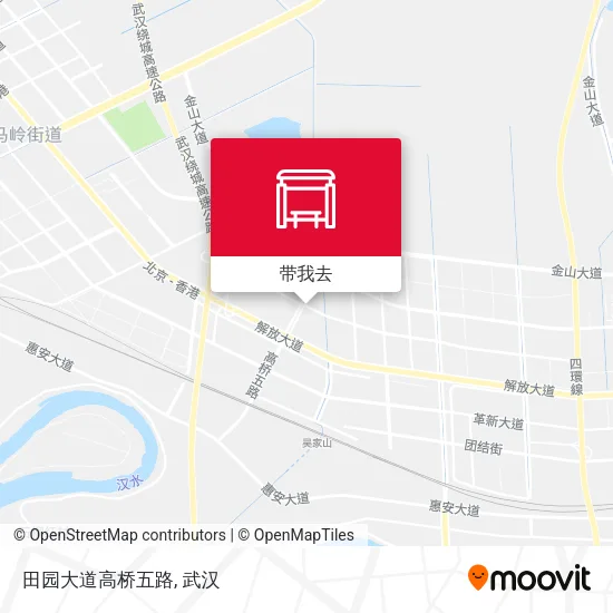 田园大道高桥五路地图