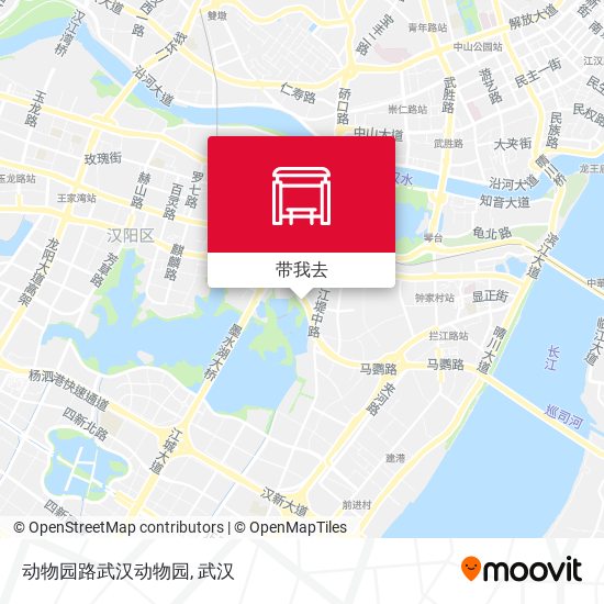 动物园路武汉动物园地图