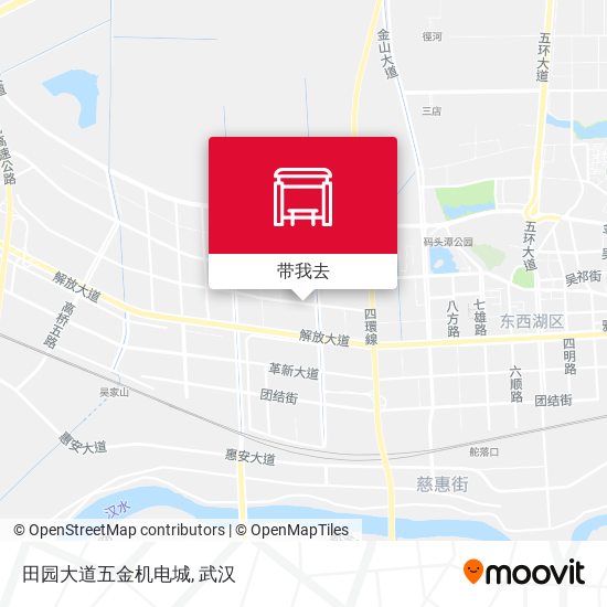 田园大道五金机电城地图