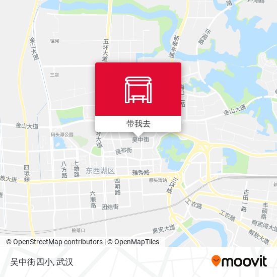 吴中街四小地图