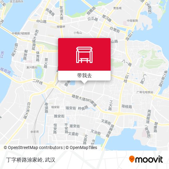 丁字桥路涂家岭地图