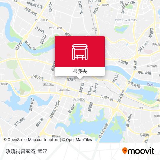 玫瑰街昌家湾地图