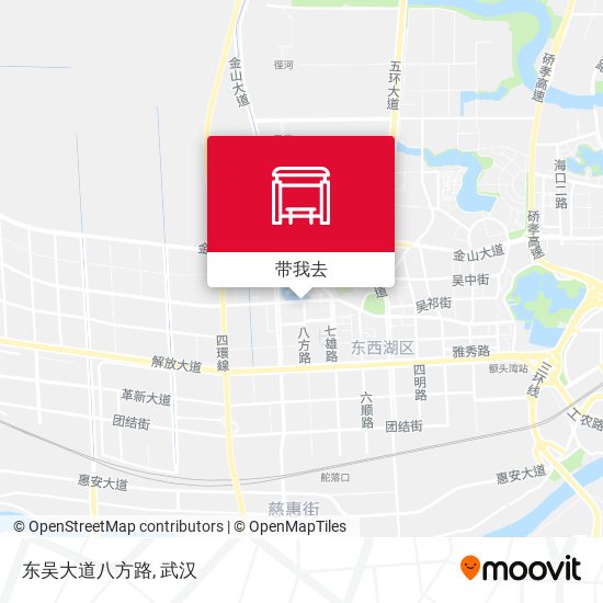 东吴大道八方路地图