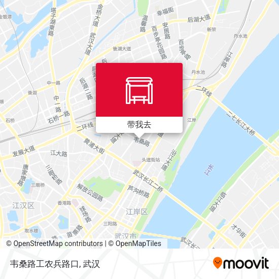 韦桑路工农兵路口地图