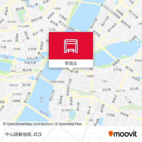 中山路解放路地图