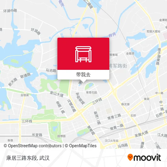 康居三路东段地图