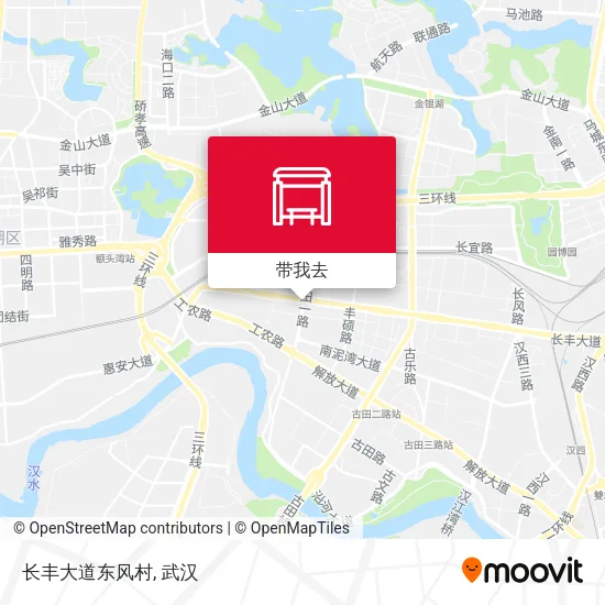 长丰大道东风村地图