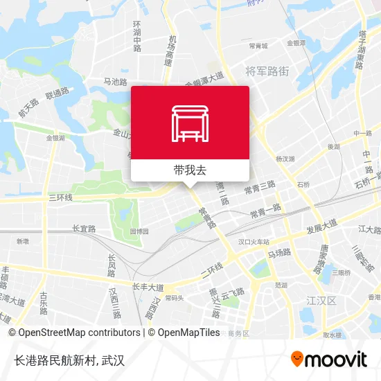 长港路民航新村地图