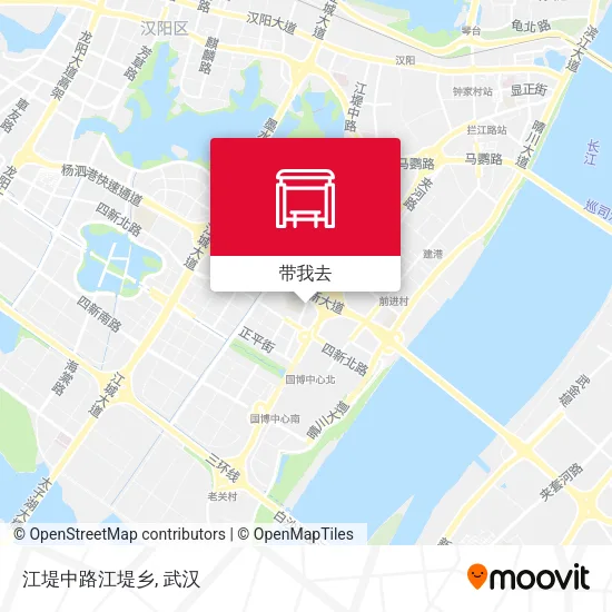 江堤中路江堤乡地图
