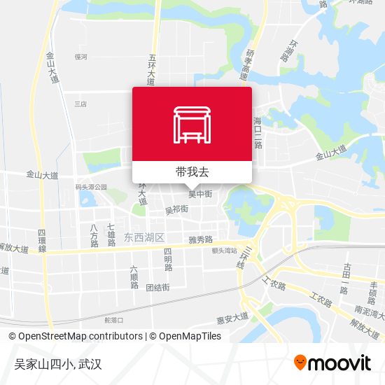 吴家山四小地图