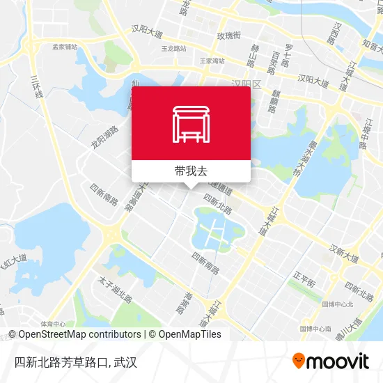 四新北路芳草路口地图