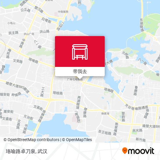 珞喻路卓刀泉地图