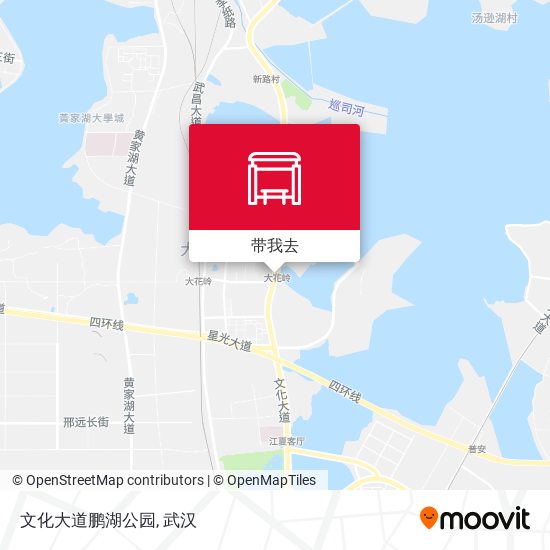 文化大道鹏湖公园地图