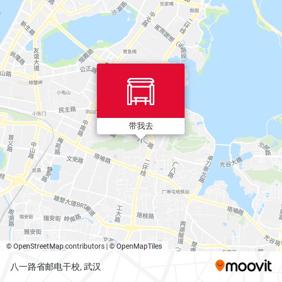 八一路省邮电干校地图