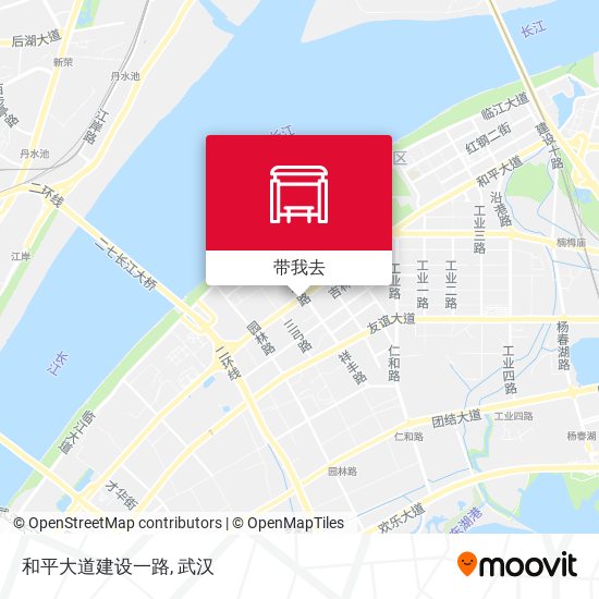 和平大道建设一路地图