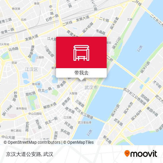 京汉大道公安路地图