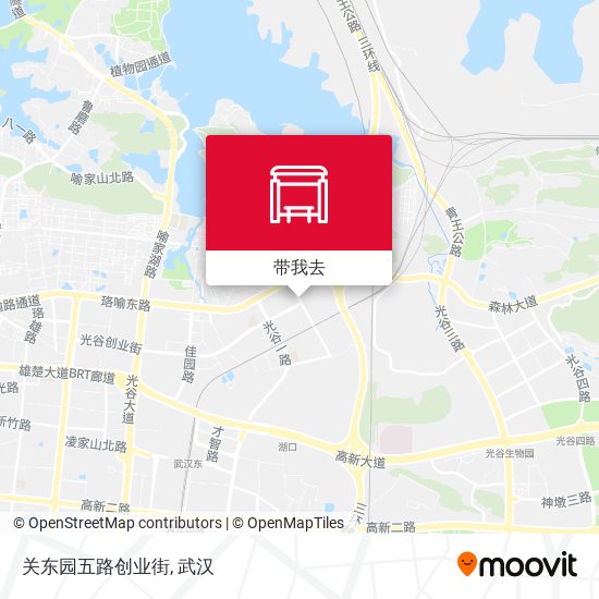 关东园五路创业街地图