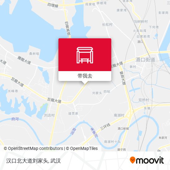 汉口北大道刘家头地图