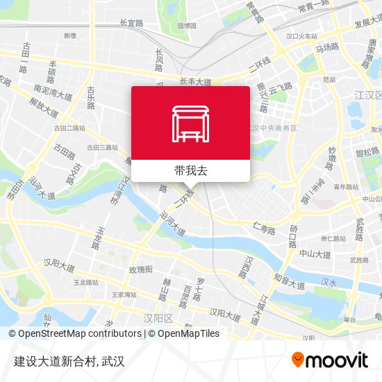 建设大道新合村地图