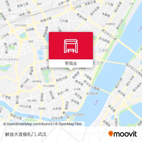 解放大道循礼门地图