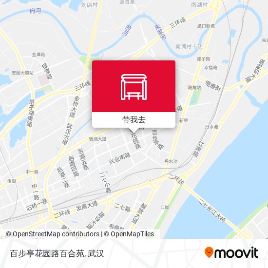 百步亭花园路百合苑地图