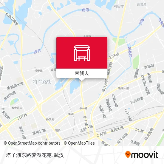 塔子湖东路梦湖花苑地图